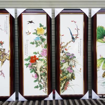 TRANH SỨ HỌA TIẾT TỨ QUÝ